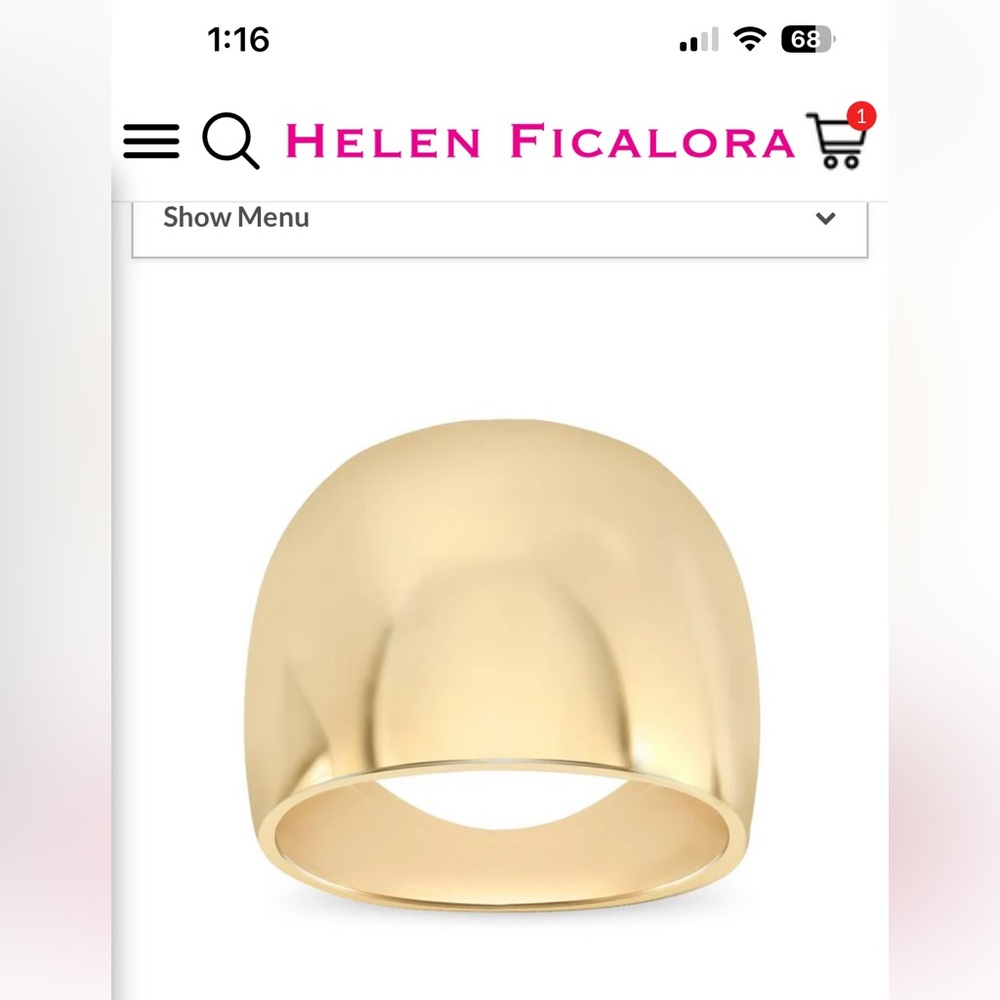 ISO Helen ficalora big Gold Ring
